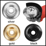 Pack Of 03 - Woodworking Angle Grinder Molding Wheel