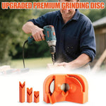 3	🛠️Drill Bit Sharpener with 2 Grinding Wheels – Portable multi-purpose drill bit sharpener for grinder attachments, power drill bit sharpener for all drill bits.
