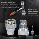 Pack Of 03 - 	Multi-function Universal Socket Wrench Tool - Universal Maintenance Tool