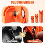 3	🛠️Drill Bit Sharpener with 2 Grinding Wheels – Portable multi-purpose drill bit sharpener for grinder attachments, power drill bit sharpener for all drill bits.